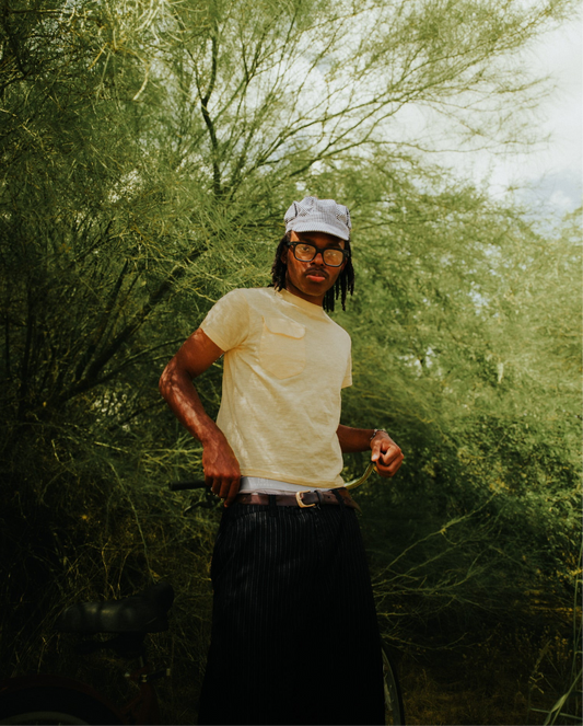 Yellow Slub Tee